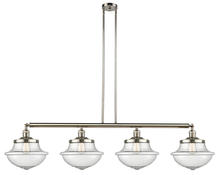 Innovations Lighting 214-PN-G544-LED - Oxford - 4 Light - 54 inch - Polished Nickel - Stem Hung - Adjustable Island Light