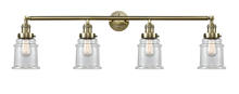 Innovations Lighting 215-AB-G182 - Canton - 4 Light - 42 inch - Antique Brass - Adjustable Bath Vanity Light