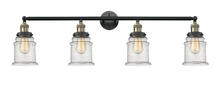 Innovations Lighting 215-BAB-G184 - Canton - 4 Light - 42 inch - Black Antique Brass - Adjustable Bath Vanity Light