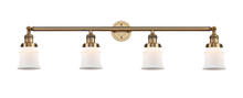 Innovations Lighting 215-BB-G181S - Canton - 4 Light - 42 inch - Brushed Brass - Adjustable Bath Vanity Light
