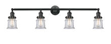 Innovations Lighting 215-BK-G182S - Canton - 4 Light - 42 inch - Matte Black - Adjustable Bath Vanity Light