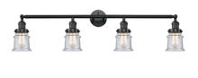 Innovations Lighting 215-BK-G184S - Canton - 4 Light - 42 inch - Matte Black - Adjustable Bath Vanity Light