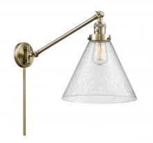 Innovations Lighting 237-AB-G44-L - Cone - 1 Light - 12 inch - Antique Brass -Adjustable Swing Arm