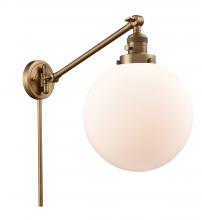 Innovations Lighting 237-BB-G201-10 - Beacon - 1 Light - 10 inch - Brushed Brass -Adjustable Swing Arm