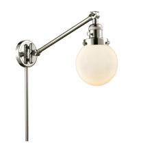 Innovations Lighting 237-PN-G201-6 - Beacon - 1 Light - 6 inch - Polished Nickel -Adjustable Swing Arm