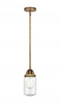 Innovations Lighting 288-1S-BB-G314-LED - Dover - 1 Light - 5 inch - Brushed Brass - Cord hung - Mini Pendant