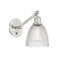 Innovations Lighting 317-1W-SN-G382 - Castile - 1 Light - 6 inch - Brushed Satin Nickel - Adjustable Sconce