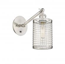 Innovations Lighting 317-1W-SN-M18-SN - Nestbrook - 1 Light - 5 inch - Satin Nickel - Adjustable Sconce