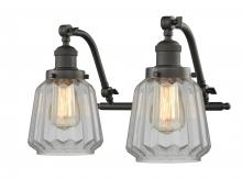 Innovations Lighting 515-2W-OB-G142-LED - Chatham - 2 Light - 18 inch - Oil Rubbed Bronze - Adjustable Bath Vanity Light