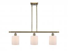 Innovations Lighting 516-3I-AB-G111 - Cobbleskill - 3 Light - 36 inch - Antique Brass - Cord hung - Island Light