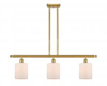 Innovations Lighting 516-3I-SG-G111 - Cobbleskill - 3 Light - 36 inch - Satin Gold - Cord hung - Island Light