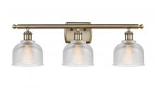 Innovations Lighting 516-3W-AB-G412 - Dayton - 3 Light - 26 inch - Antique Brass - Bath Vanity Light