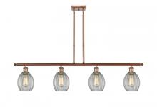 Innovations Lighting 516-4I-AC-G82-LED - Eaton - 4 Light - 48 inch - Antique Copper - Cord hung - Island Light