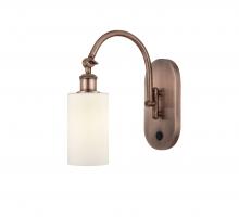 Innovations Lighting 518-1W-AC-G801 - Clymer - 1 Light - 4 inch - Antique Copper - Adjustable Swing Arm