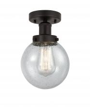 Innovations Lighting 616-1F-OB-G204-6 - Beacon - 1 Light - 6 inch - Oil Rubbed Bronze - Semi-Flush Mount