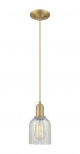 Innovations Lighting 716-1P-BB-G2511 - Caledonia - 1 Light - 5 inch - Brushed Brass - Cord hung - Mini Pendant