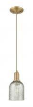 Innovations Lighting 716-1P-BB-G259 - Caledonia - 1 Light - 5 inch - Brushed Brass - Cord hung - Mini Pendant