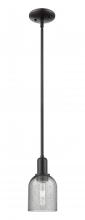 Innovations Lighting 716-1S-BK-G257 - Caledonia - 1 Light - 5 inch - Matte Black - Stem hung - Mini Pendant