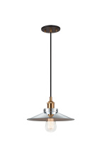 Matteo Lighting C46111AGCH - Bulstrode's Workshop Aged Gold Brass Pendant