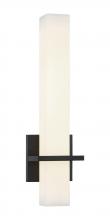 Matteo Lighting S15518MB - Rindlen Matte Black Wall Sconce