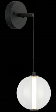 Matteo Lighting W69601MBCL - Belange Matte Black Wall Sconce
