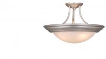 Vaxcel International CC32717BN - Tertial 17" Semi-Flush Mount (Dual Mount)