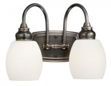 Vaxcel International LB-VLD002ORZ - Lisbon 2L Vanity Light Oil Brushed Bronze