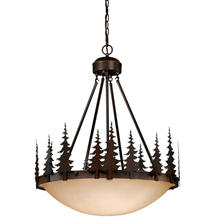 Vaxcel International PD55524BBZ - Yosemite 24-in Tree Pendant Burnished Bronze