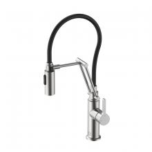 Elegant FAK-304BNK - Kitchen Faucet 4 5/8" ×  1‘-8" ×9 1/4" brushed nickel